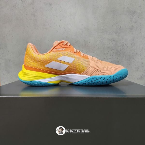  Giày Pickleball Babolat Jet Mach 3 All Court Women - Hồng Cam 
