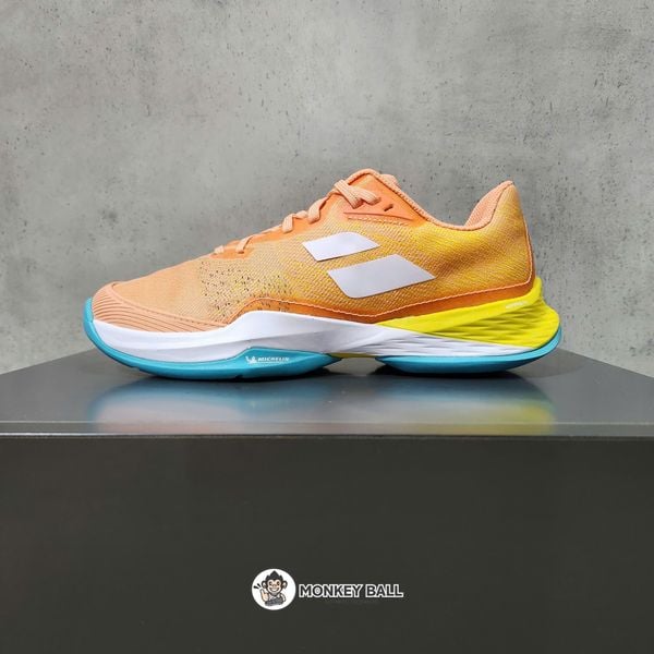  Giày Pickleball Babolat Jet Mach 3 All Court Women - Hồng Cam 