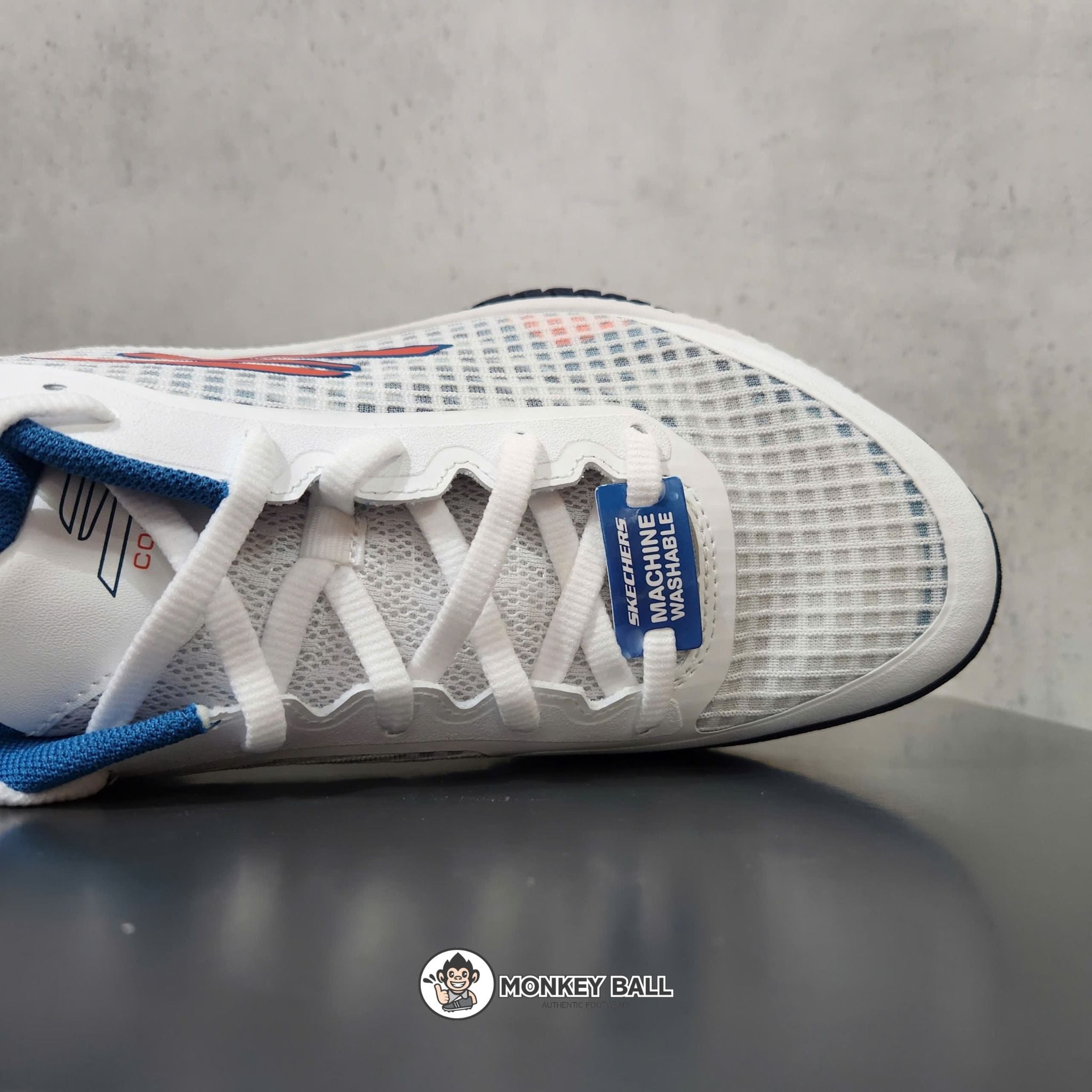  Giày Pickleball Skechers Viper Court Pro - Trắng / Xanh / Đen 