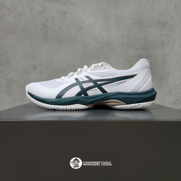  Giày Pickleball Asics Game FF - 1041A489-100 - Trắng / Xanh 