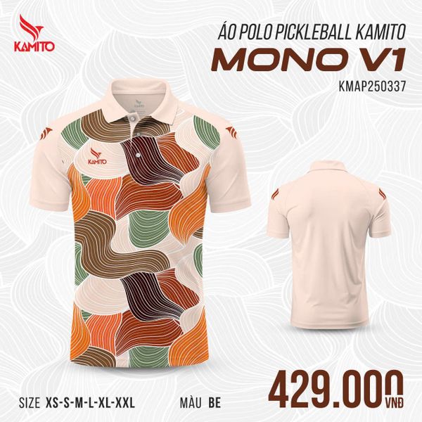  Áo Polo Pickleball Kamito Mono V1 