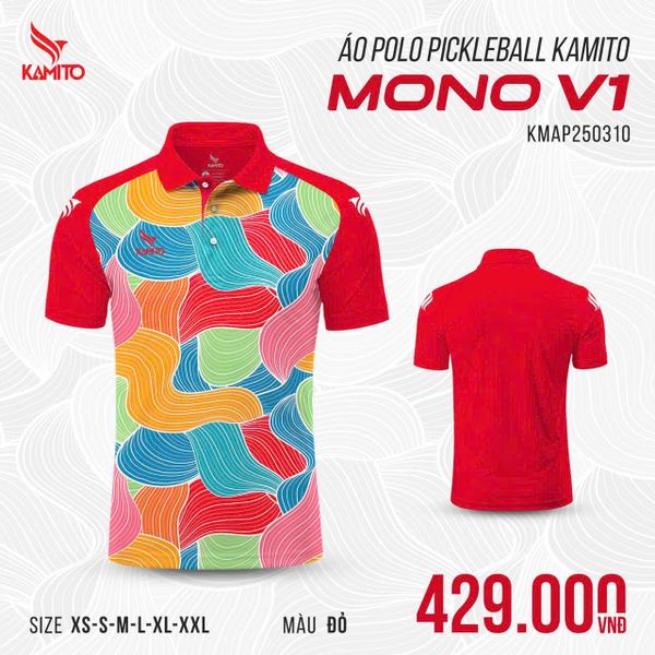 Áo Polo Pickleball Kamito Mono V1 
