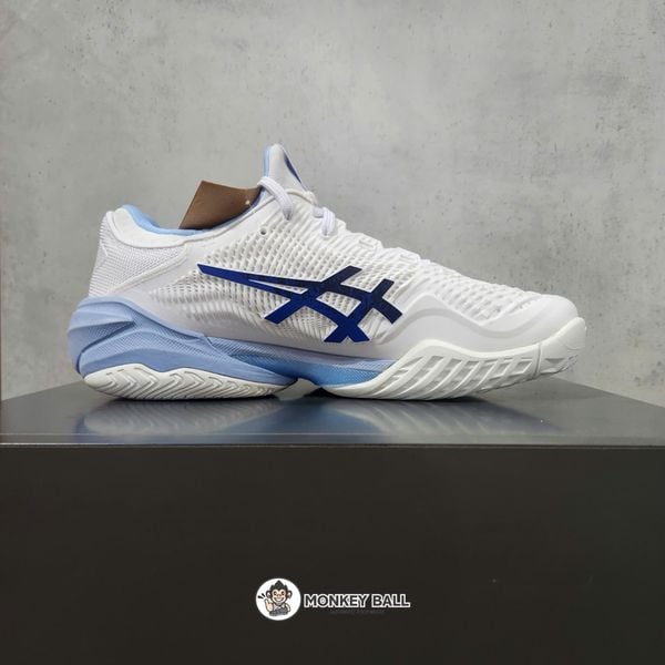  Giày Pickleball Asics Court FF3 Novak - Trắng Xanh 