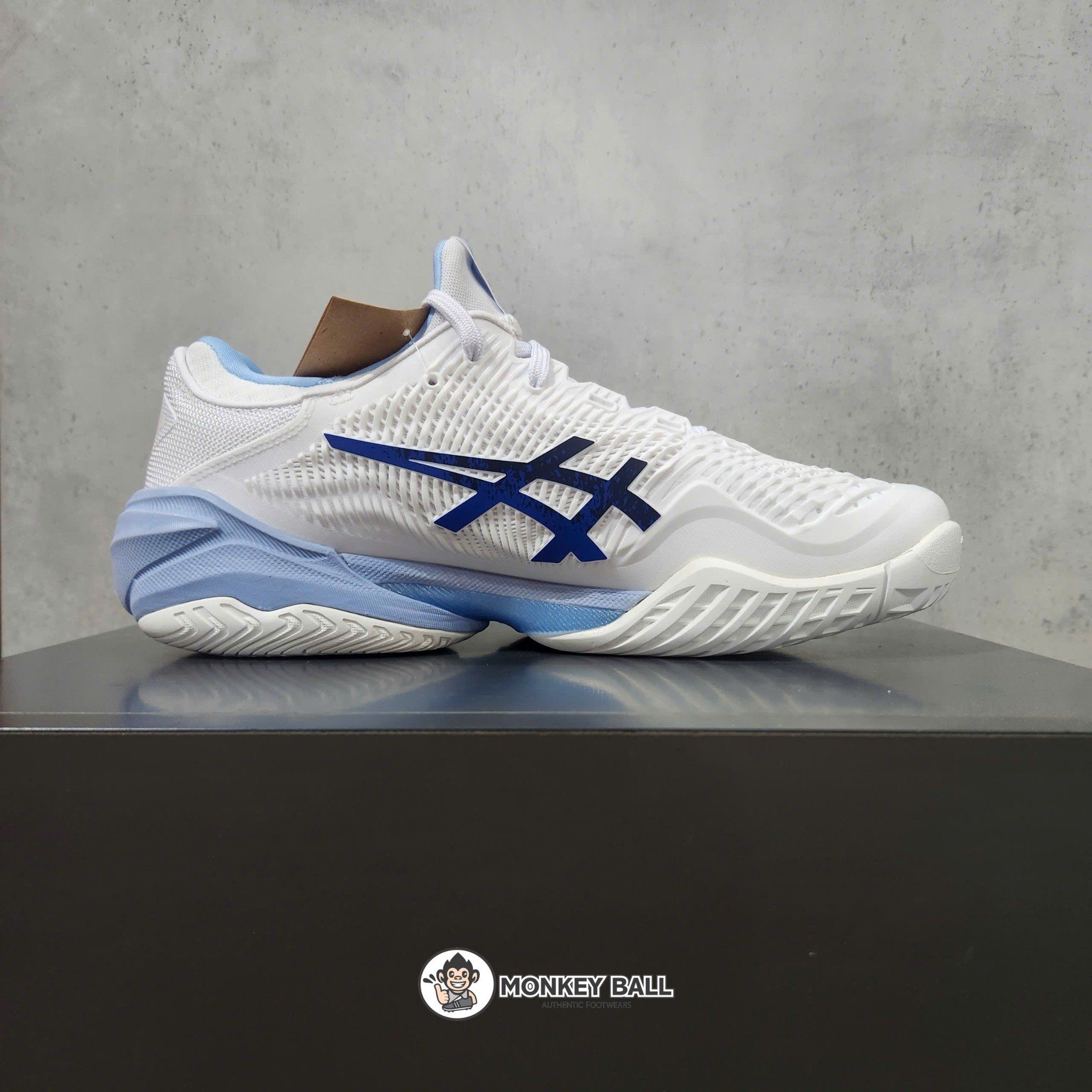  Giày Pickleball Asics Court FF3 Novak - Trắng Xanh 