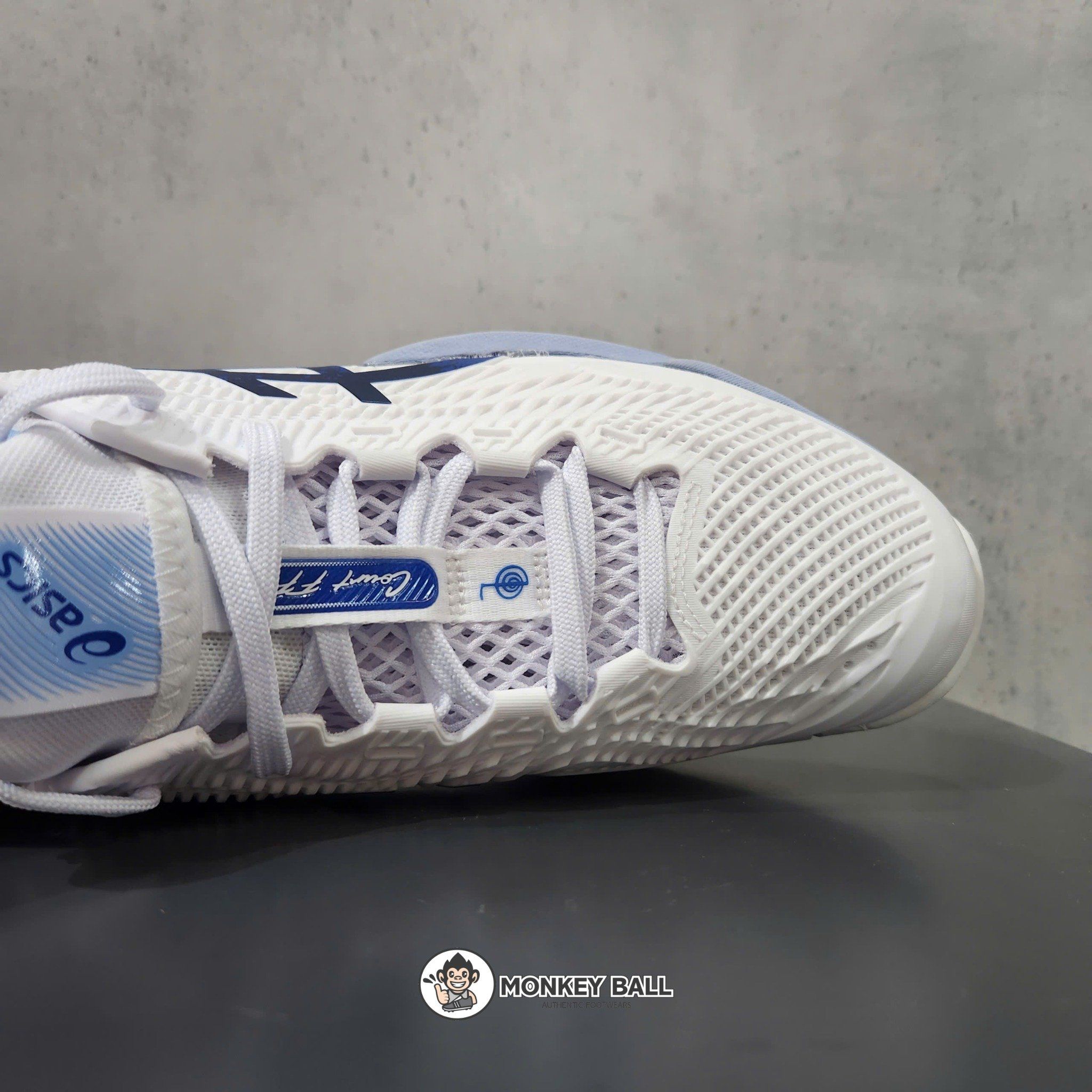  Giày Pickleball Asics Court FF3 Novak - Trắng Xanh 