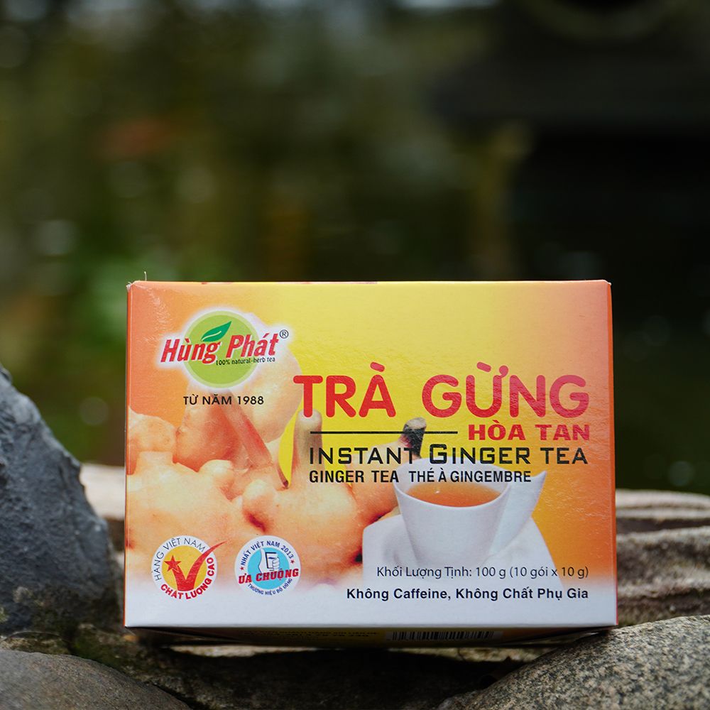 Trà Gừng (Nhỏ) - Instant Ginger Tea (Small box)