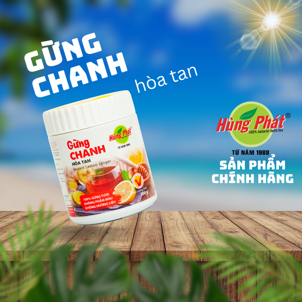 Gừng Chanh Hòa Tan - Instant Lemon Ginger