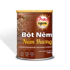 Bột Nêm Chay Hiệu Nấm Hương 500g - Shiitake Mushrooms Seasoning Powder