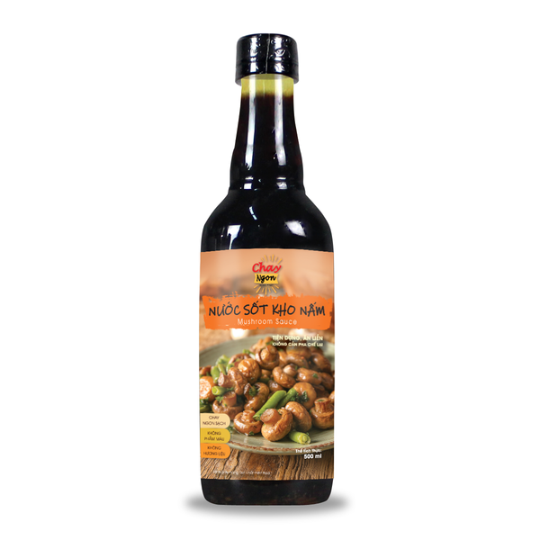 Nước Sốt Kho Nấm vị ngọt từ nấm 500ml - Mushroom Sauce