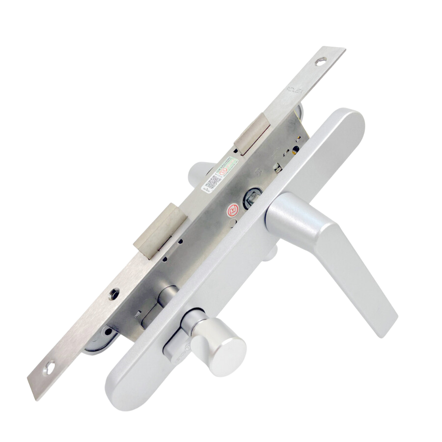 Bộ khóa đơn điểm tay tròn - giấu vít