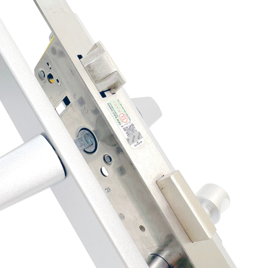 Bộ khóa đơn điểm tay vuông - lộ vít