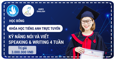  VOUCHER KHÓA HỌC IELTS TRỰC TUYẾN - KỸ NĂNG IELTS SPEAKING AND WRITING 