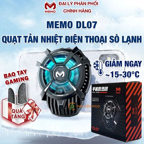  VOUCHER 15% - Quạt tản nhiệt điện thoại Memo DL07 