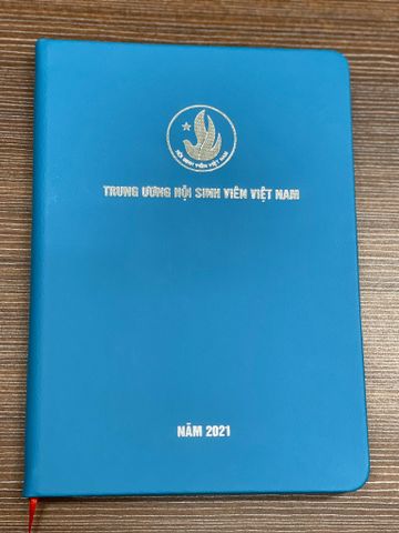  Sổ da A5 dán gáy Hội Sinh viên Việt Nam 