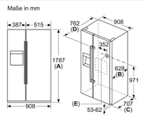 Tủ Lạnh Bosch KAD93AIEP Side By Side