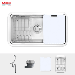 Chậu Rửa Bát Konox 1 Hố KN8347SU Dekor Basic