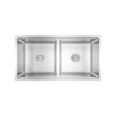 Chậu Rửa Bát 2 Hố Konox KN8646DU Dekor Basic