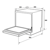 Máy Rửa Bát 8 Bộ Hafele HDW-T5551B 538.21.340