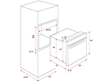 Lò nướng Teka HLB 8415 BK có khay hấp