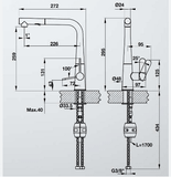 Vòi Rửa Bát Đá Hafele HT20-GH1P259 570.82.300