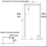 Giá Gia Vị Điện 900mm Eurgold EMS3090