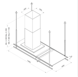 Máy Hút Mùi Đảo Malloca Indust K140B