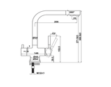Vòi Rửa Bát 3 Đường Nước Hafele HT21-CH2F271 577.55.210