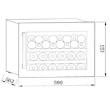 Tủ Rượu Âm Tủ Hafele HW-C62BB 533.17.001
