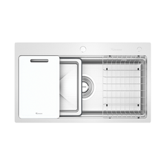 Chậu Rửa Bát 1 Hố Konox KN8751TS Dekor