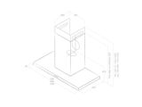 Hút Mùi Áp Tường Elica THIN 90CM