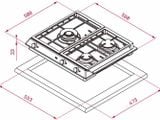 Bếp ga âm Teka EX 60.1 3G AI AL DR CI