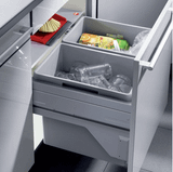 Thùng Rác Đôi Gắn Cánh Tủ 600mm Hafele 502.73.902