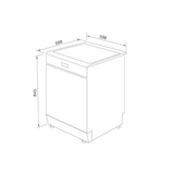 Máy Rửa Bát Malloca MDW14-BS10TFT