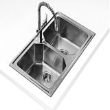Chậu rửa bát Inox 2 hố Teka PREMIUM 2B 80 (2C 80)