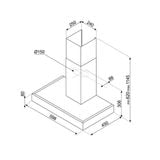 Hút mùi áp tường SMEG KAT600HXE 60CM