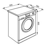 Máy giặt kết hợp sấy cửa trước Smeg LSF147E 536.94.567