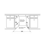 Máy Rửa Bát Hafele HDW-FI60AB 538.21.330 Âm Toàn Phần