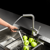 Vòi Rửa Bát Dây Rút Malloca K103-SS