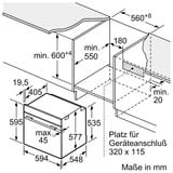 Lò Nướng Kèm Hấp Bosch HSG7361B1 Serie 8