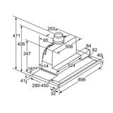 Máy Hút Mùi Âm Tủ Bosch DFS097J50B