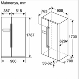 Tủ Lạnh Bosch KAI93VBFP Side By Side