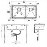 Chậu Rửa Bát Hafele HS21-SSN2S90 567.94.030