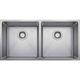 Chậu Rửa Bát 2 Hố Blanco Quatrus R15 400/400-IU 237586