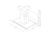 Hút Mùi Đảo Elica ADÉLE IS BL MAT/A/90 X60