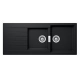 Chậu Rửa Bát Đá Hafele HS19-GED2S80 570.35.370 Có Bàn Chờ