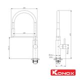 Vòi rửa bát Konox KN1618