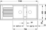 Chậu Rửa Bát 2 Hố Blancozia 8S 565.76.959