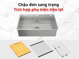 Chậu rửa 1 hố Hafele WS R0 HS24-SSN1S-7650 567.20.627