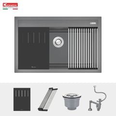 Chậu Rửa Bát 1 Hố Konox Terra 860S Grey