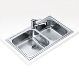 Chậu rửa bát Inox 2 hố Teka CLASSIC 860.500.2B